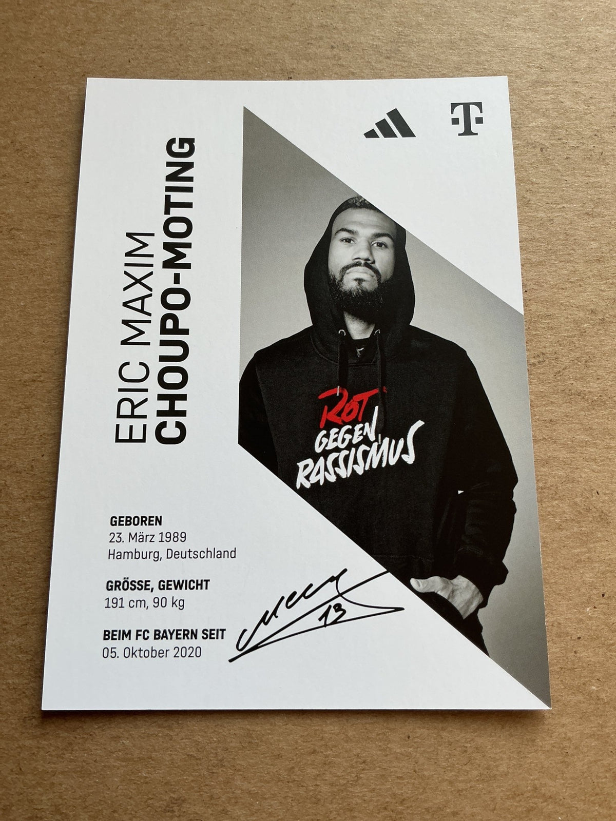 Eric Maxim Choupo-Moting, Cameroon 🇨🇲 FC Bayern München 2023/24 hand signed - Autographs-World
