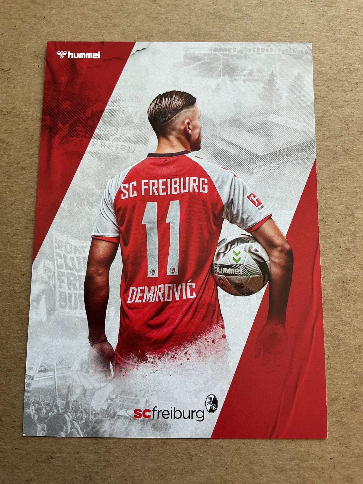Ermedin Demirović, Bosnia 🇧🇦 SC Freiburg 2020/21 hand signed - Autographs-World