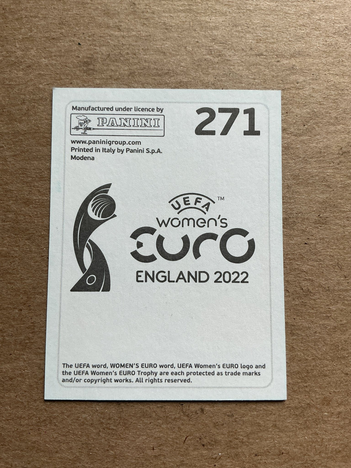 Eseosa Aigbogun, Switzerland 🇨🇭 UEFA Women’s Euro Cup 2022 Panini hand signed - Autographs-World