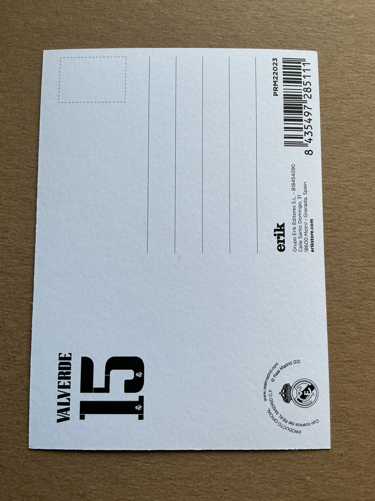 Federico Valverde, Uruguay 🇺🇾 Real Madrid 2022/23 hand signed - Autographs-World
