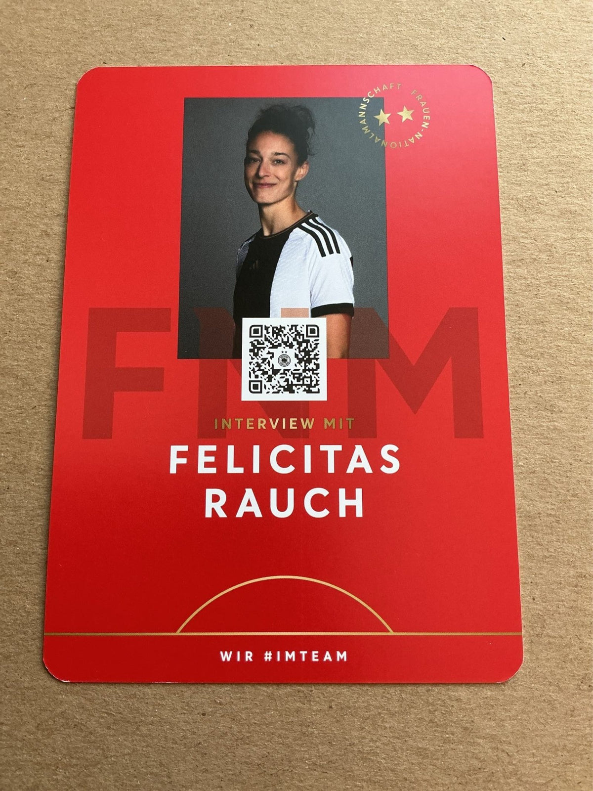 Felicitas Rauch, Germany 🇩🇪 FIFA World Cup 2023 hand signed - Autographs-World