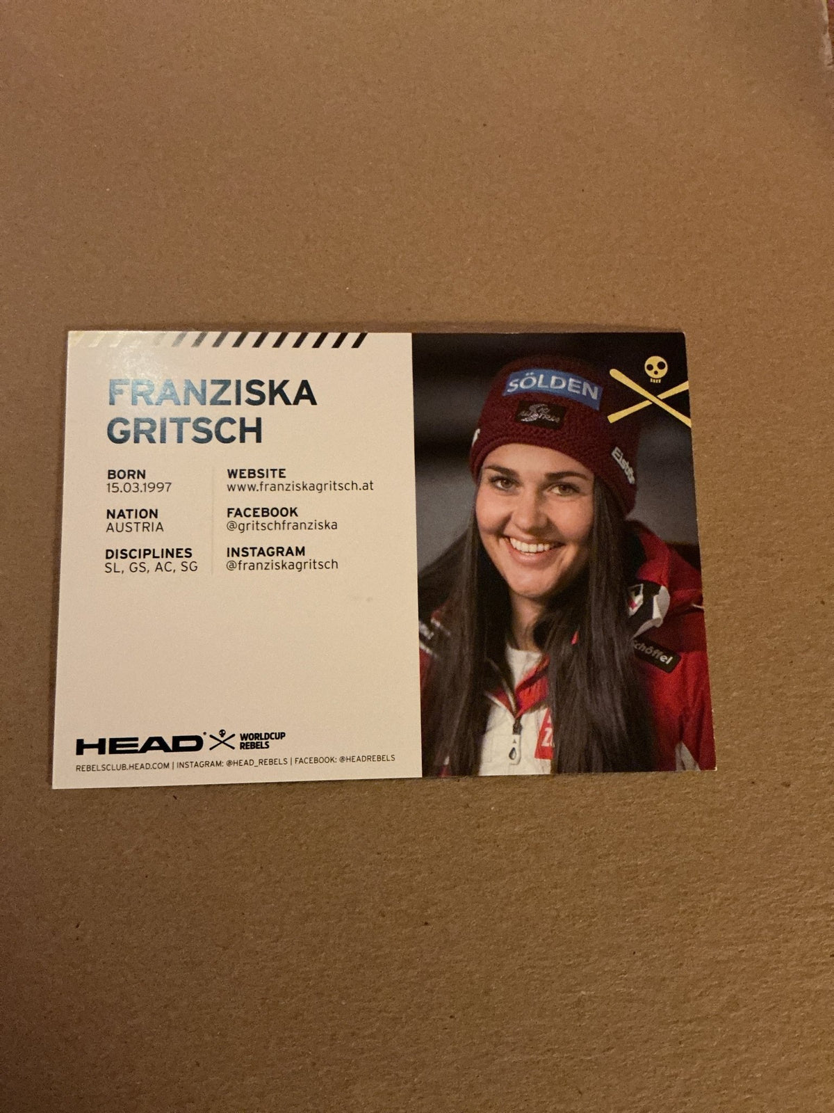 Franziska Gritsch, Austria ๐ฆ๐น Alpine 2023/24 hand signed - Autographs-World