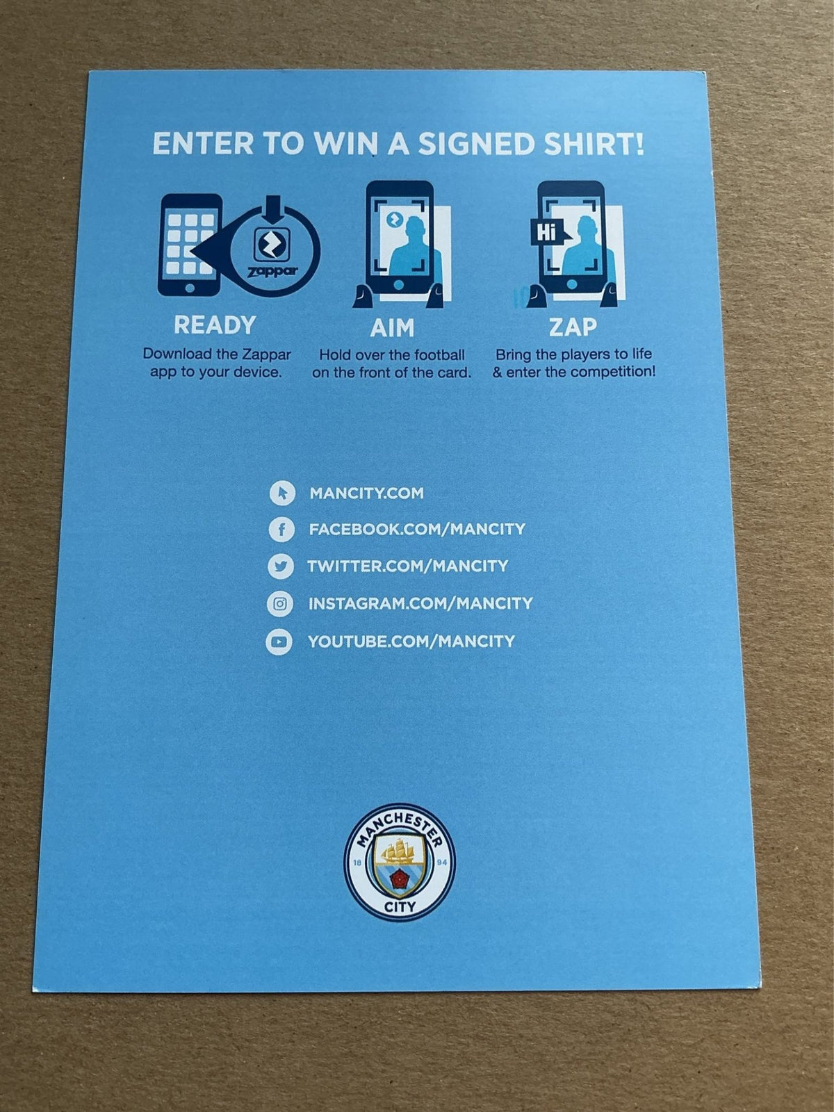 Gabriel Jesus, Brazil 🇧🇷 Manchester City 2017/18 hand signed - Autographs-World