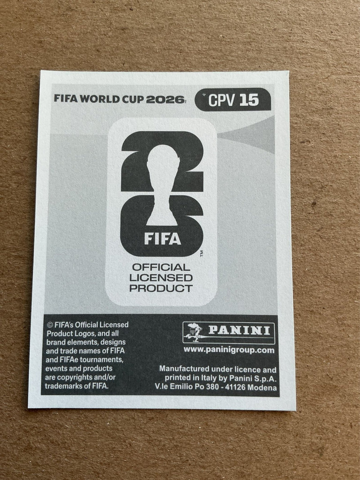Garry Rodrigues, Cape Verde 🇨🇻 FIFA World Cup 2026 Panini hand signed - Autographs-World