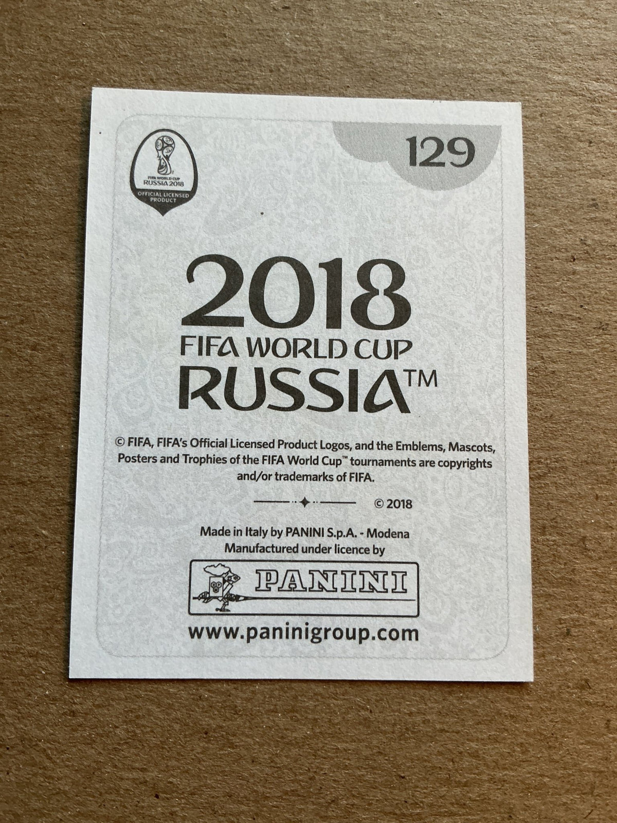 Gelson Martins, Portugal šµš¹ FIFA World Cup 2018 Panini hand signed - Autographs-World