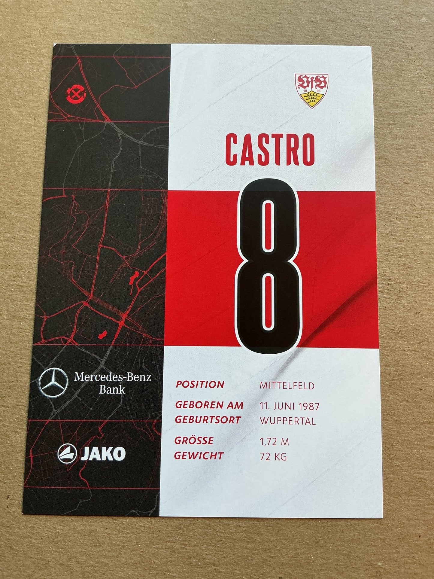 Gonzalo Castro, Germany 🇩🇪 VfB Stuttgart 2020/21 hand signed - Autographs-World