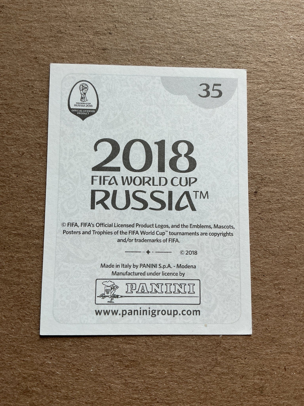 Igor Smolnikov, Russia 🇷🇺 FIFA World Cup 2018 Panini hand signed - Autographs-World
