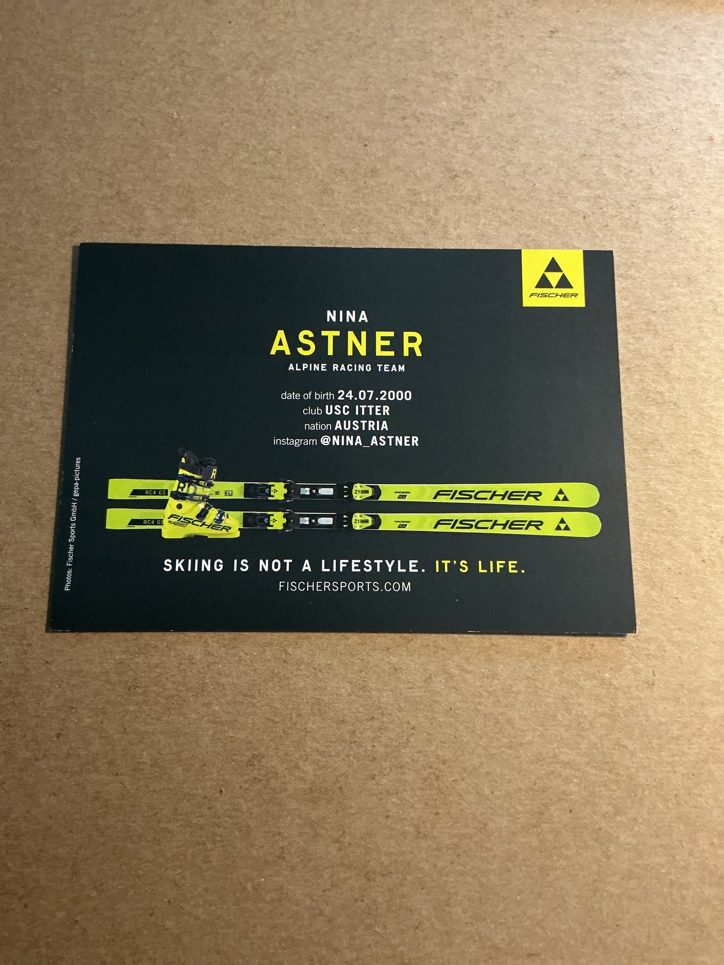 Nina Astner, Austria 🇦🇹 Alpine Winter Sports 2024/25 hand signed