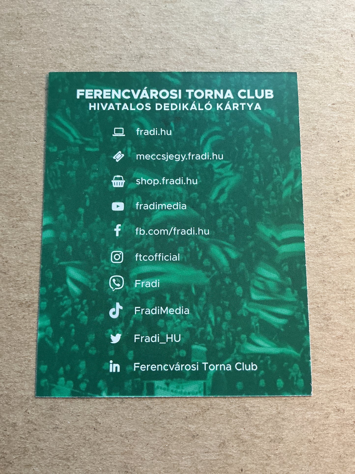 Gergö Szécsi, Hungary 🇭🇺 Ferencváros 2022/23 hand signed
