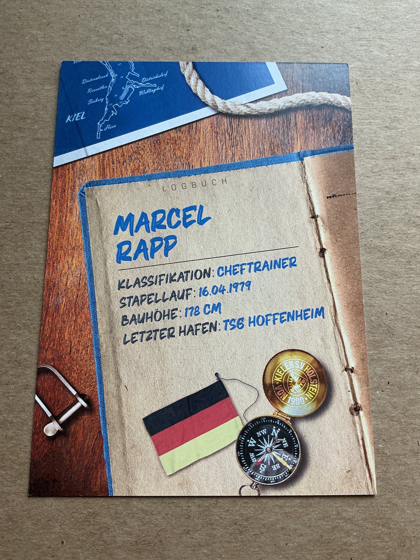 Marcel Rapp, Germany 🇩🇪 Holstein Kiel 2024/25 hand signed