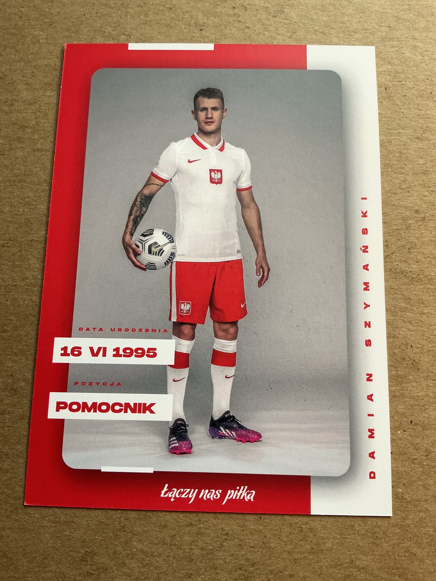 Damian Szymanski, Poland 🇵🇱 UEFA Euro Cup 2020 hand signed