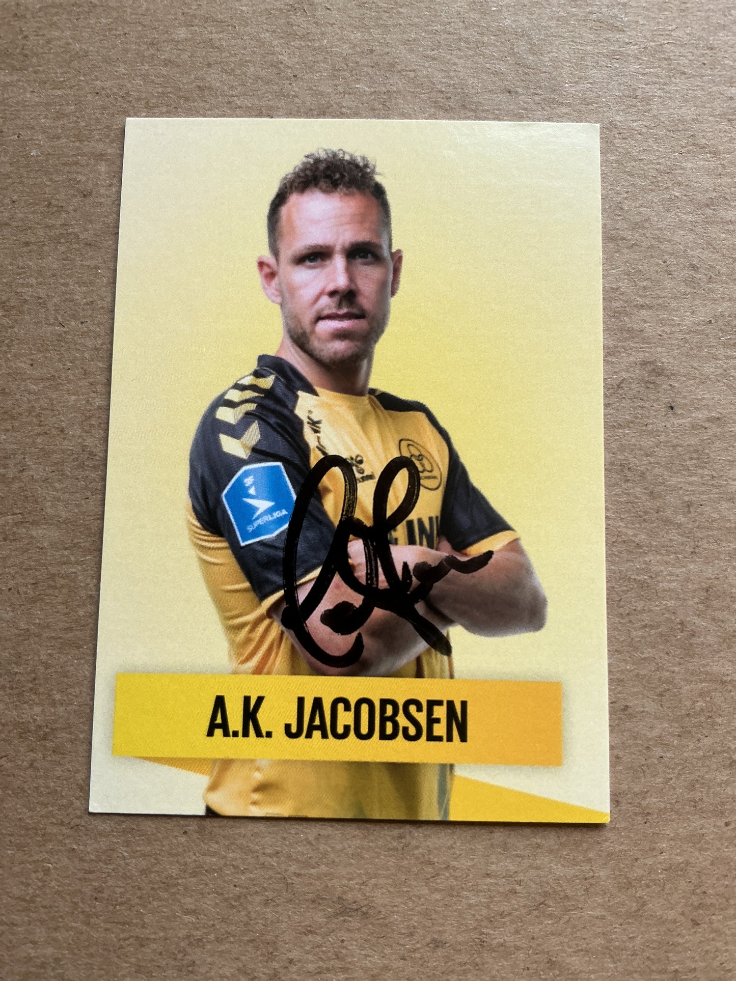 A.K. Jacobsen, Denmark 🇩🇰 AC Horsens 2022/23 hand signed