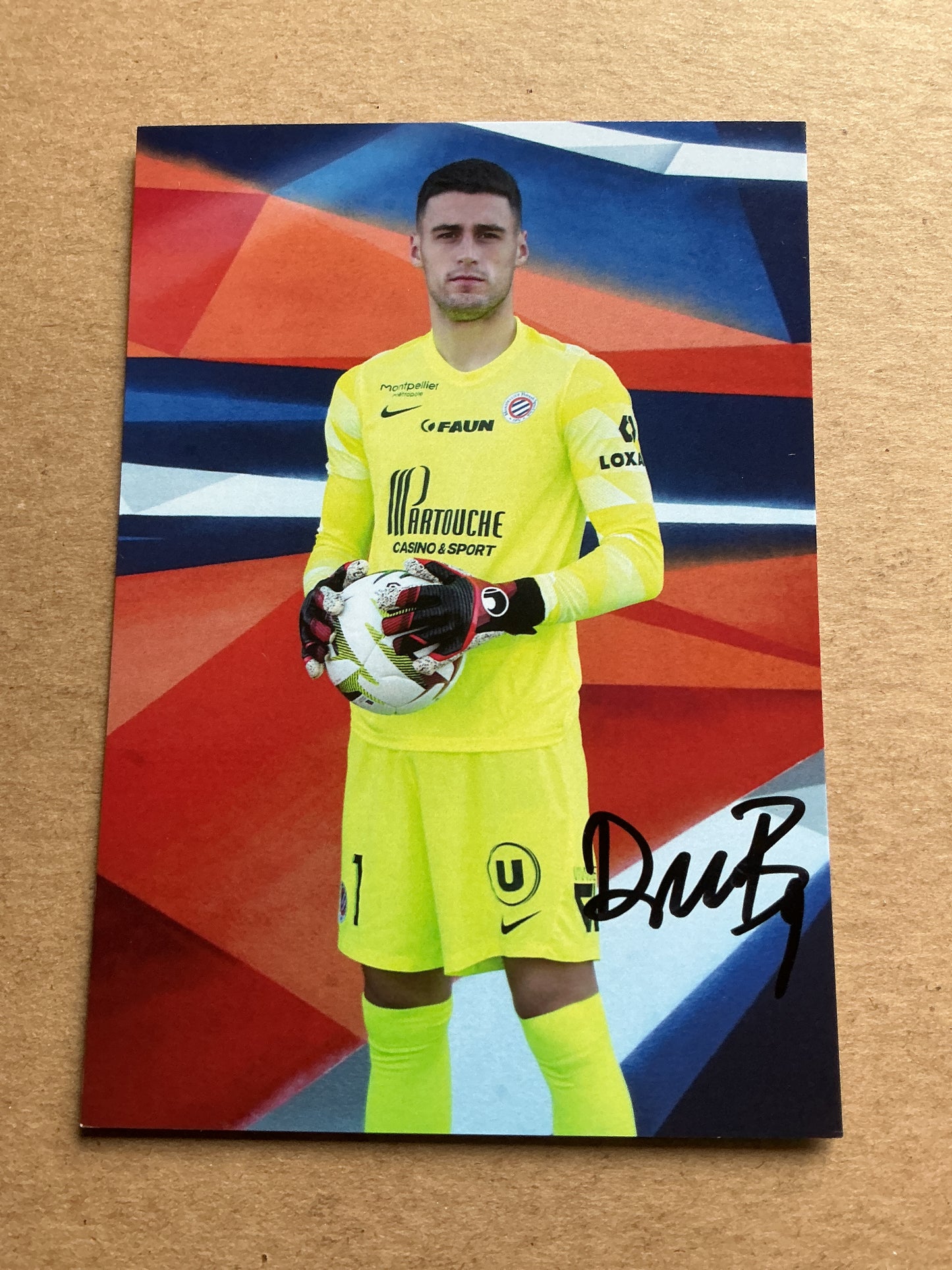 Belmin Dizdarevic, Bosnia 🇧🇦 Montpellier HSC 2023/24 hand signed