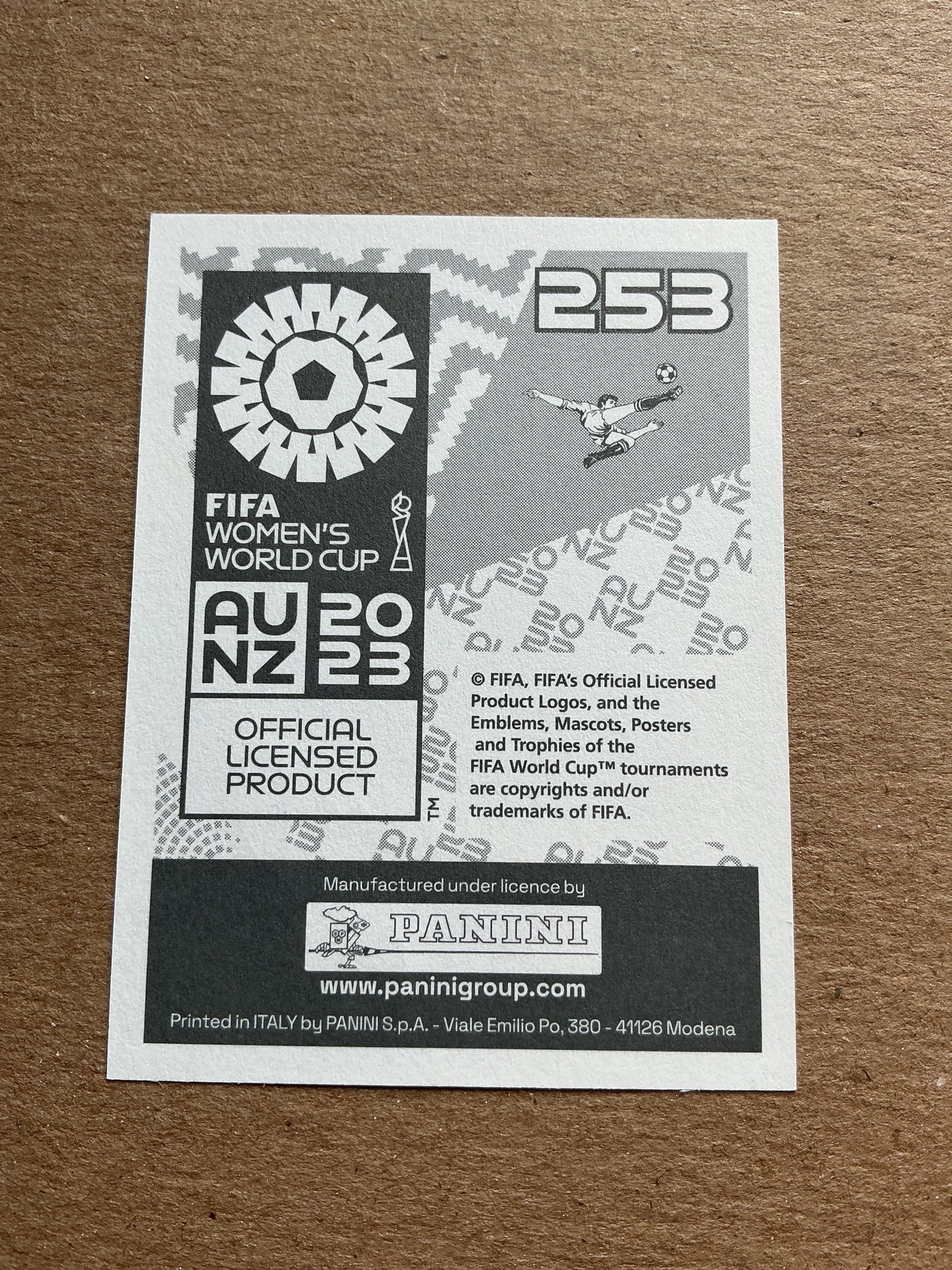 Sanne Troelsgaard, Denmark 🇩🇰 FIFA Women’s World Cup 2023 Panini hand signed
