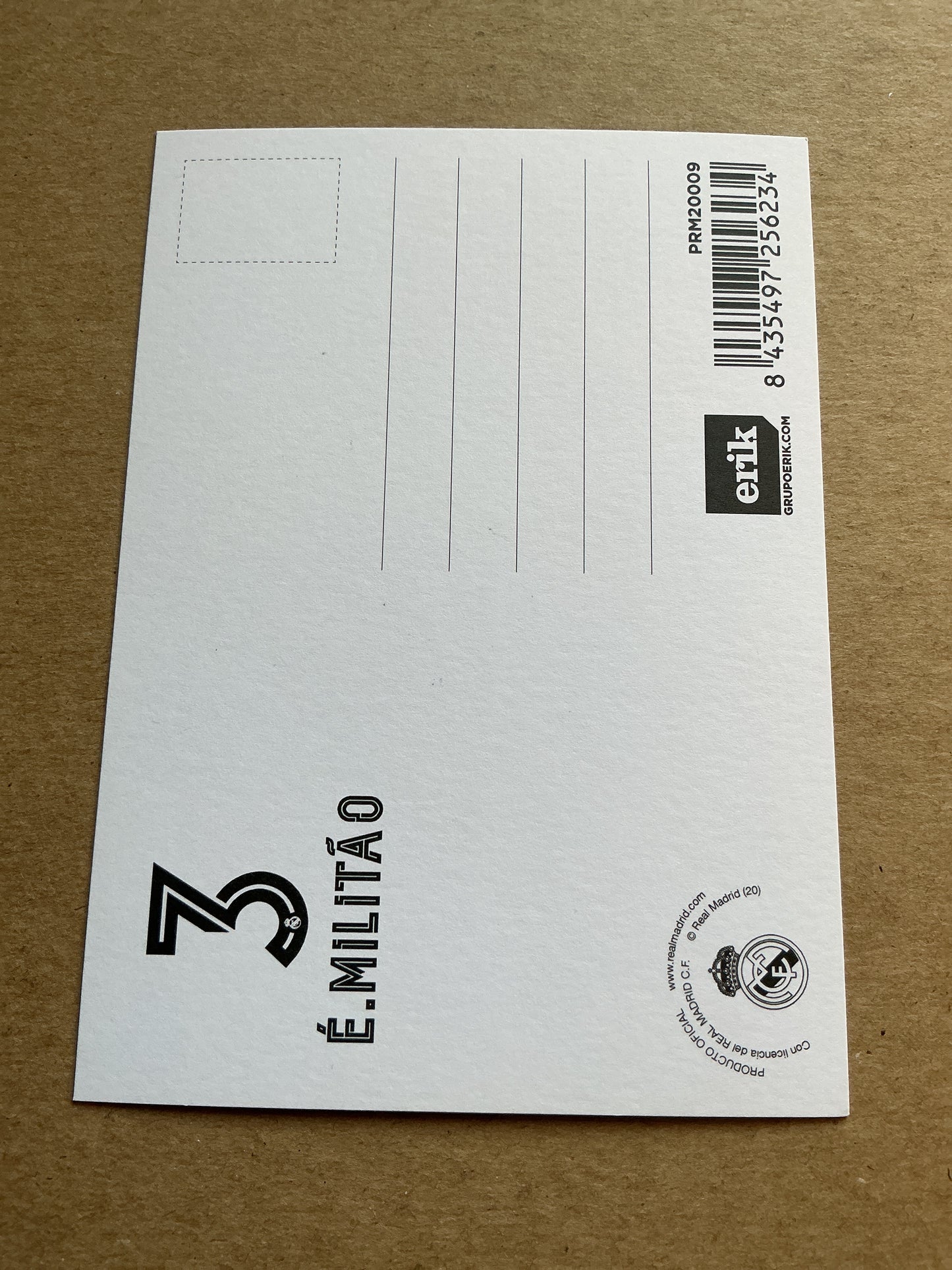 Eder Militao, Brazil 🇧🇷 Real Madrid 2020/21 hand signed