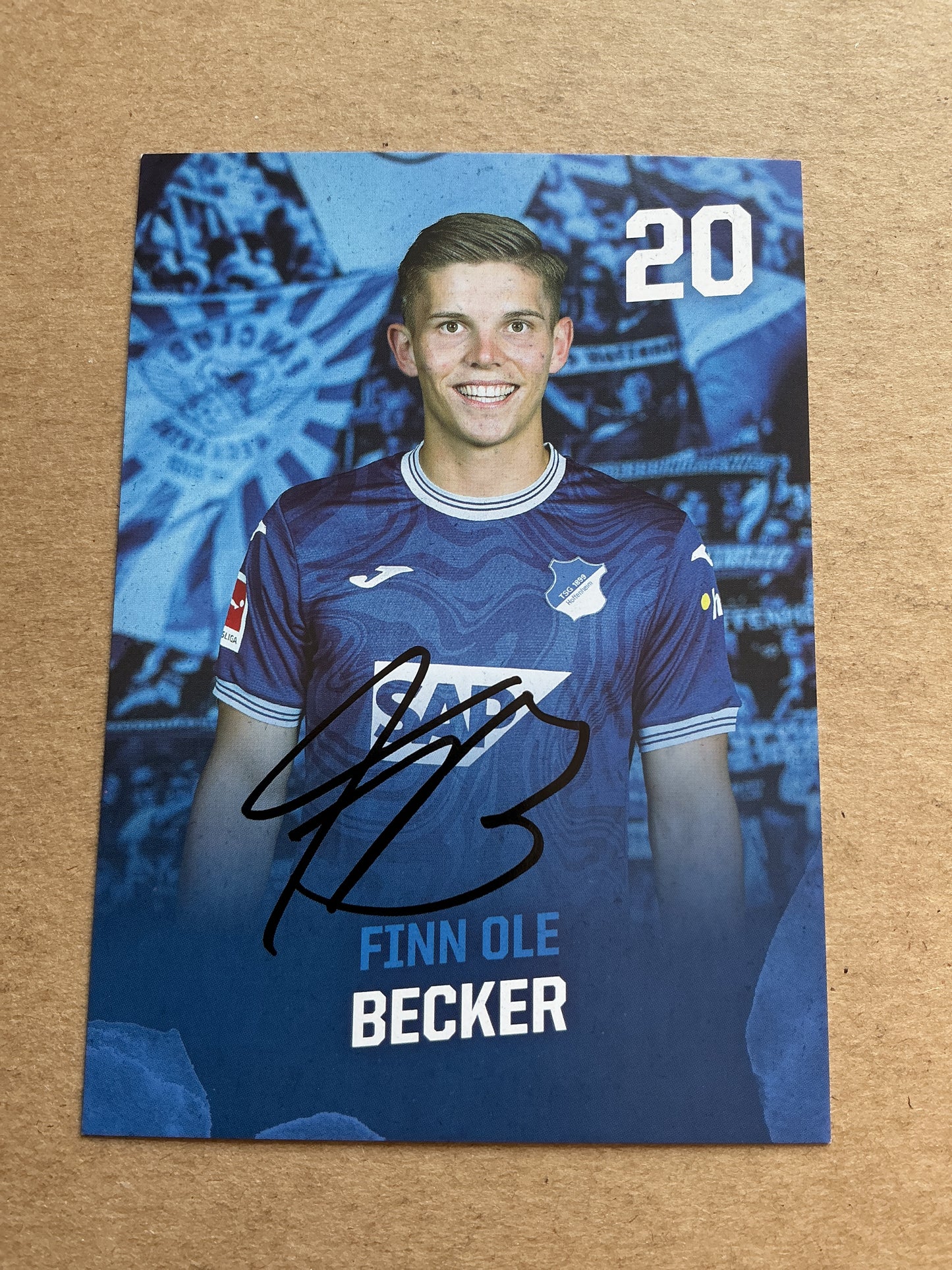 Finn Ole Becker, Germany 🇩🇪 TSG 1899 Hoffenheim 2023/24 hand signed