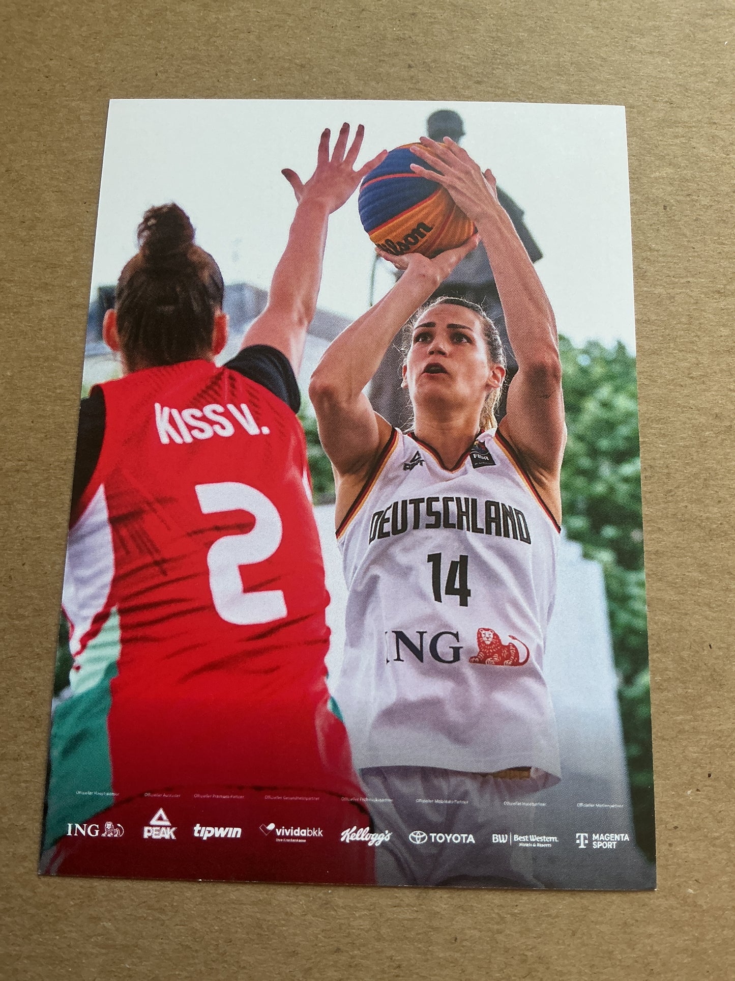 Sonja Greinacher, Germany 🇩🇪 Basketball 3x3 Summer Olympics 2024 hand signed
