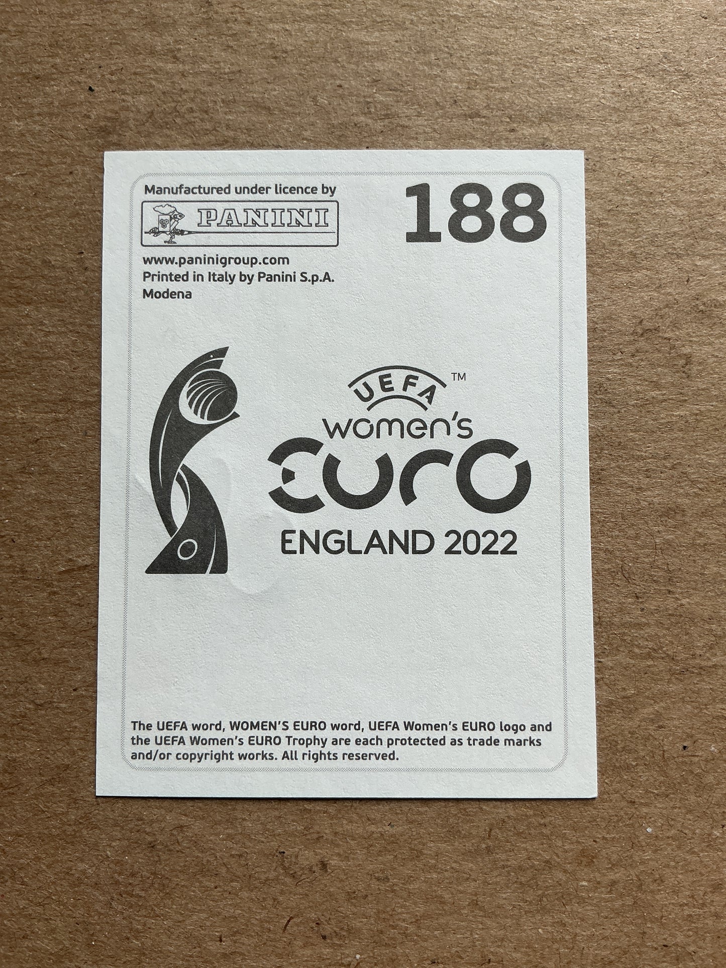 Olga Ahtinen, Finland 🇫🇮 UEFA Women’s Euro Cup 2022 Panini hand signed
