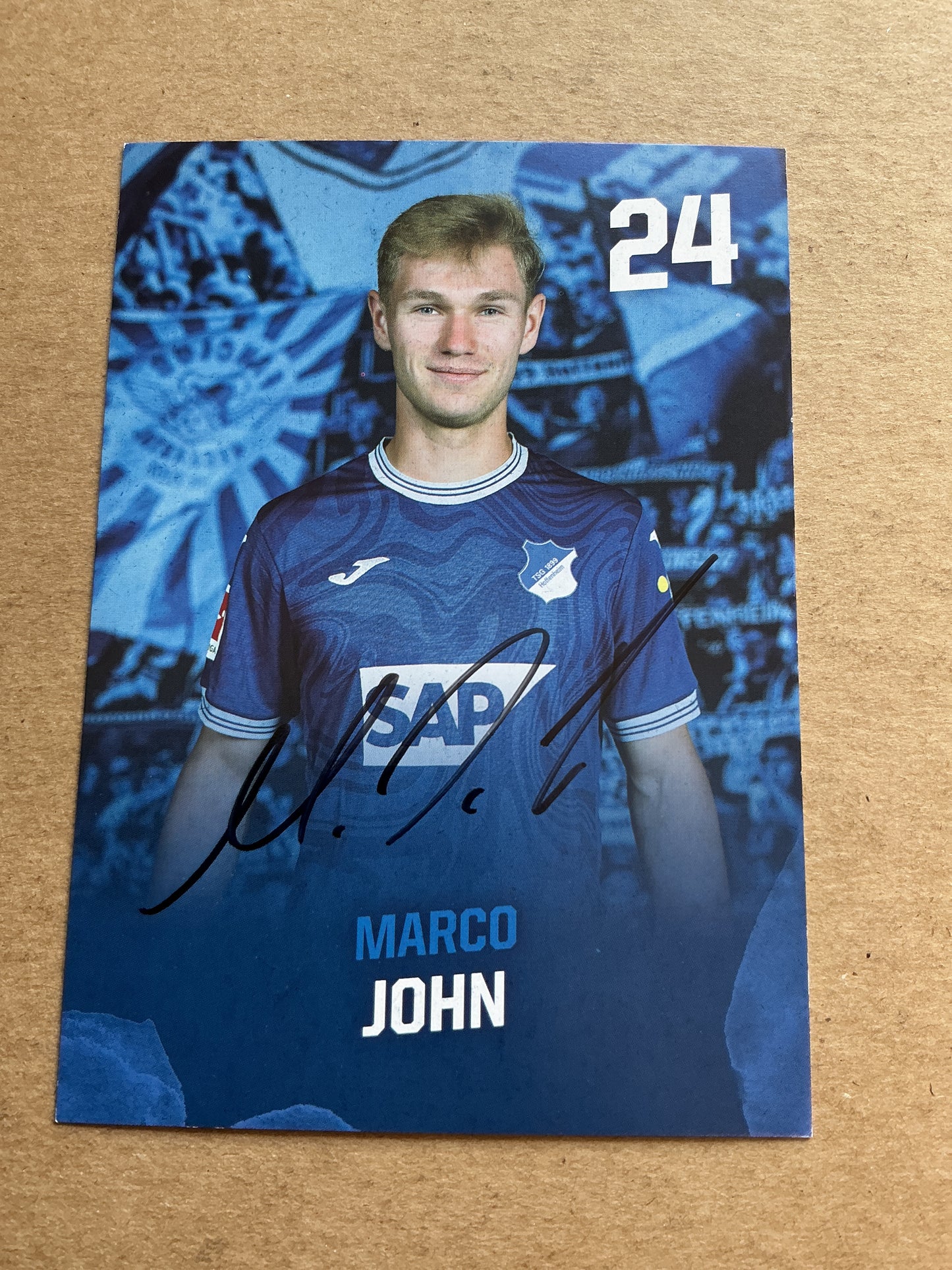 Marco John, Germany 🇩🇪 TSG 1899 Hoffenheim 2023/24 hand signed