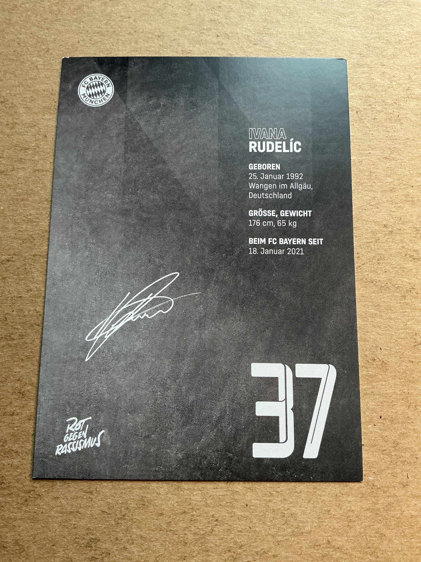 Ivana Rudelić, Croatia 🇭🇷 FC Bayern München 2022/23 hand signed