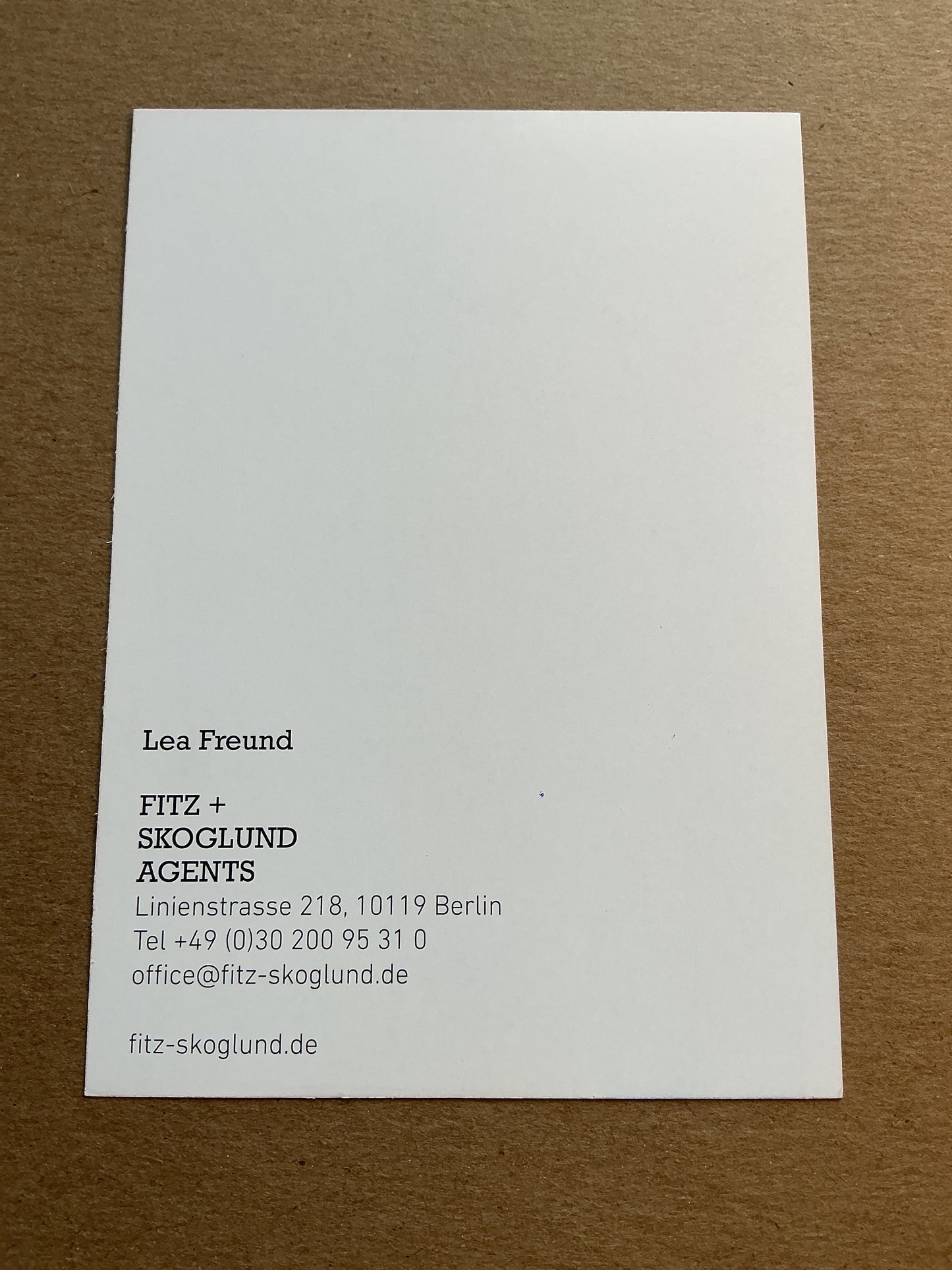 Lea Freund, Germany π©πͺ Actress 2024 hand signed