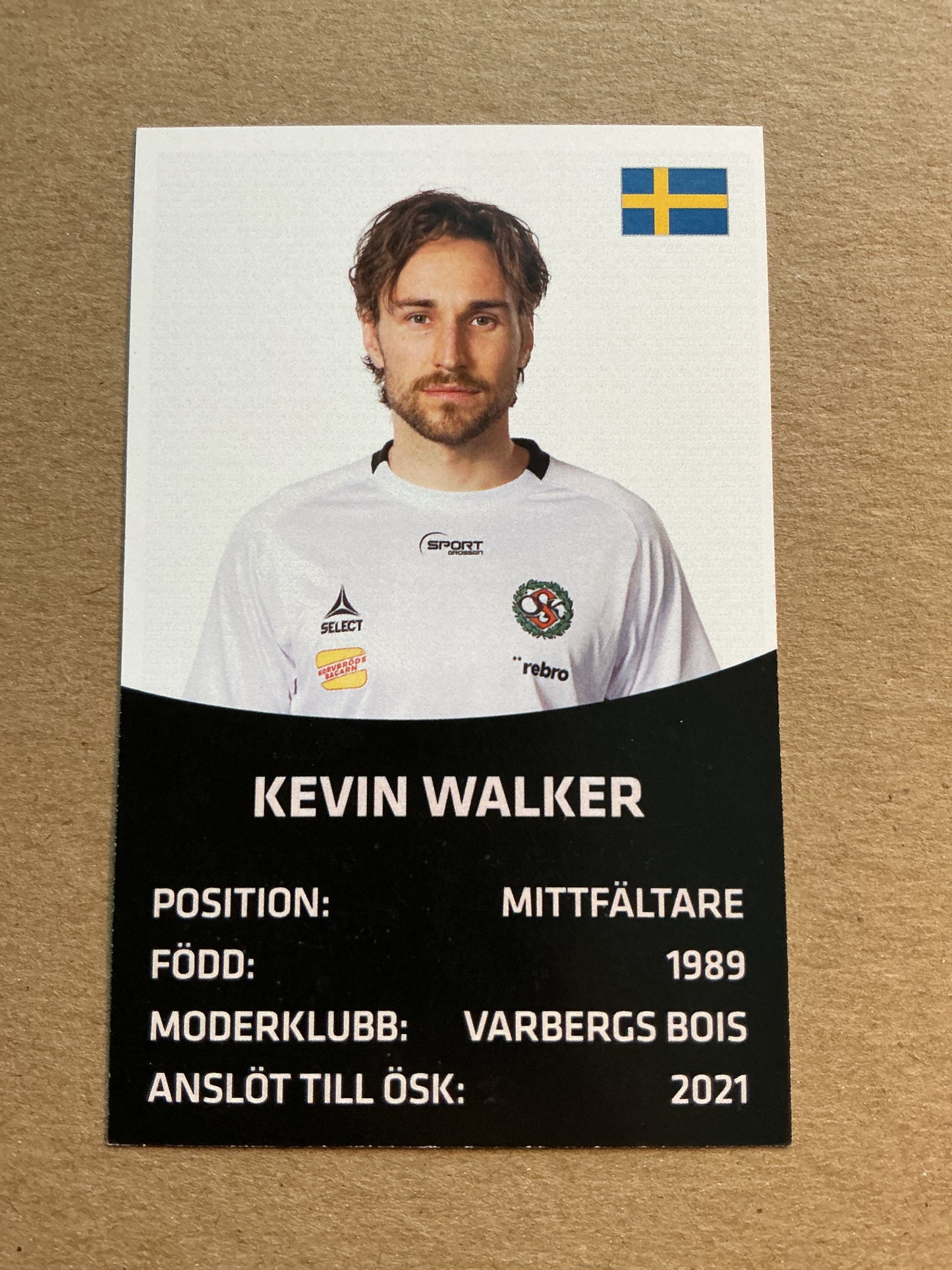 Kevin Walker, Sweden 🇸🇪 Örebro SK 2021/22 hand signed
