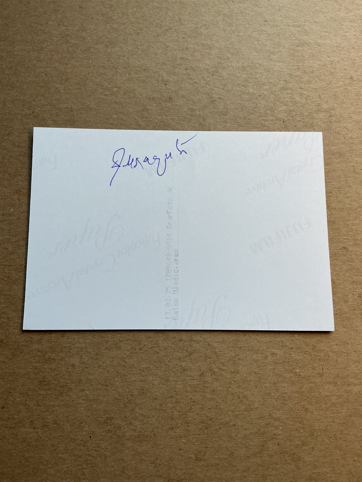 Ratko Mladic, Serbia 🇷🇸 General War Criminal hand signed
