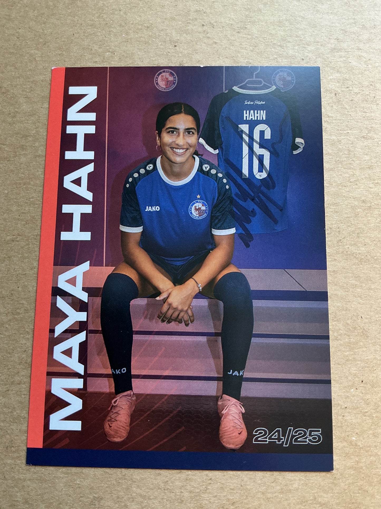 Maya Hahn, Germany 🇩🇪 1.FFC Turbine Potsdam 2024/25 hand signed