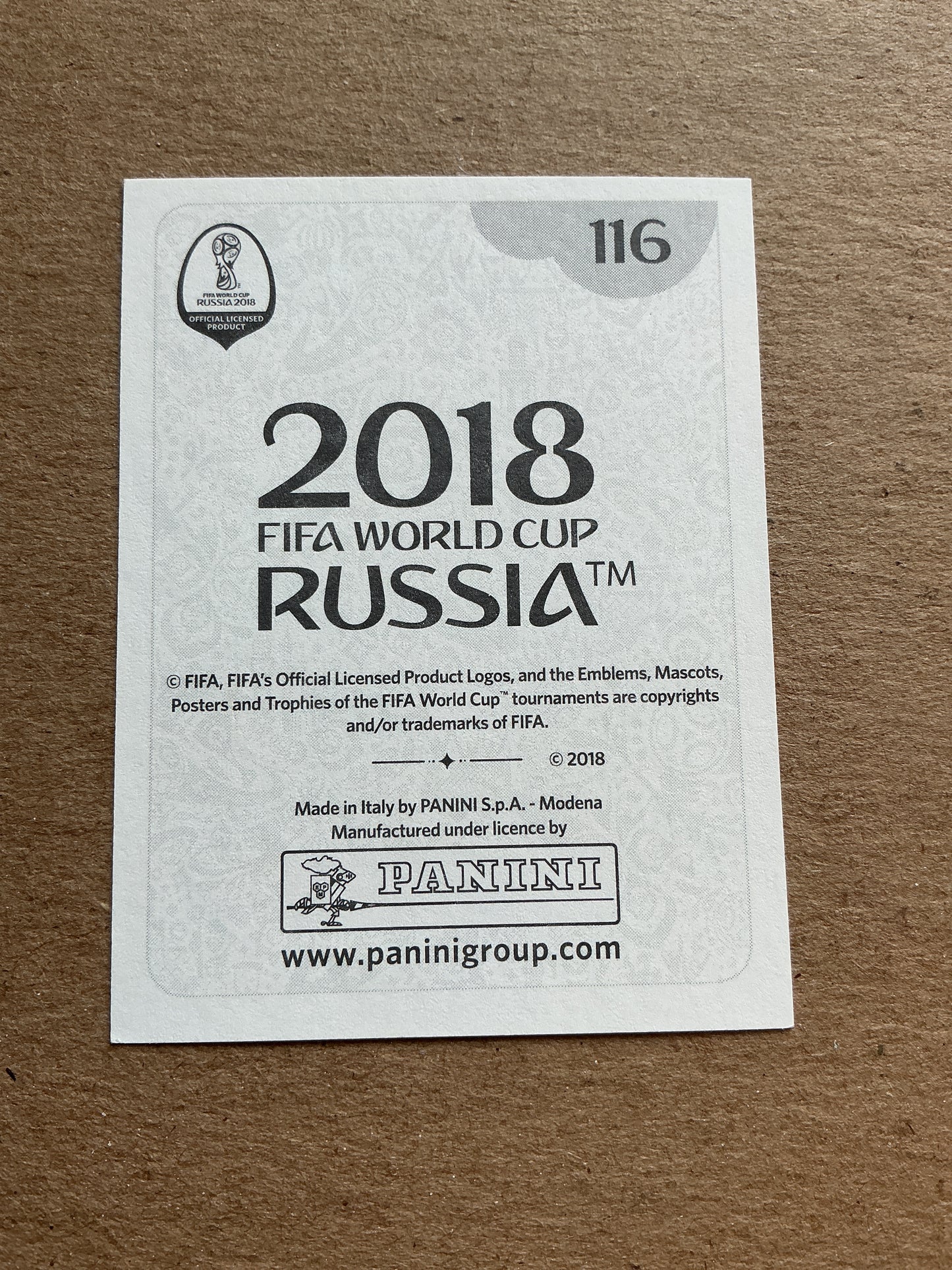 Pepe, Portugal ๐ต๐น FIFA World Cup 2018 Panini hand signed