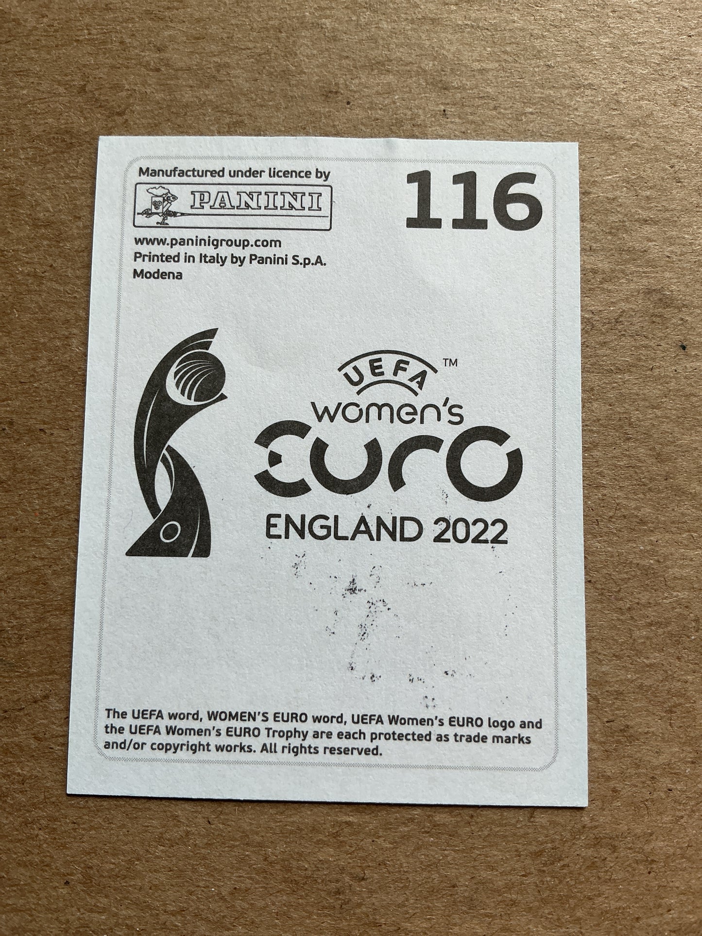 Merle Frohms, Germany 🇩🇪 UEFA Women’s Euro Cup 2022 Panini hand signed