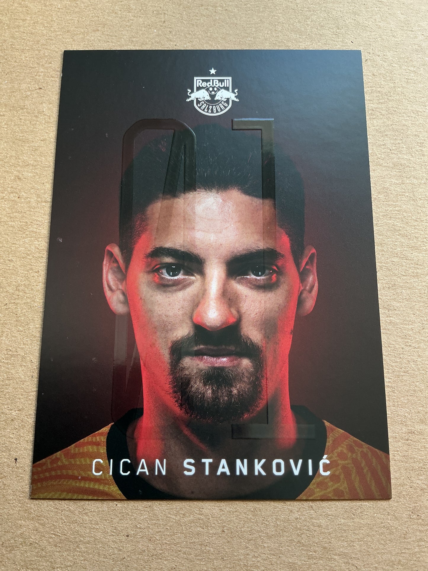 Cican Stanković, Austria 🇦🇹 Red Bull Salzburg 2020/21 hand signed
