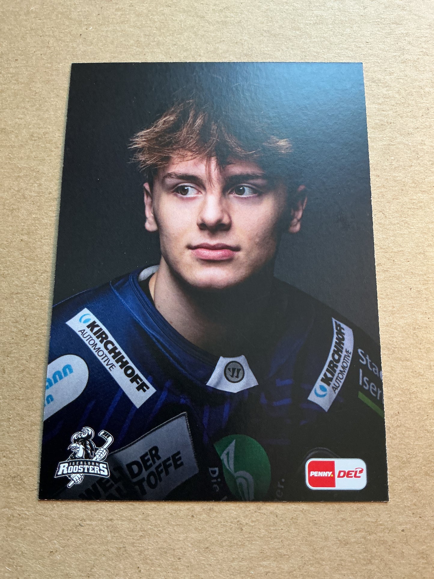 Maximilian Brunner, Germany 🇩🇪 Iserlohn Roosters 2024/25 hand signed
