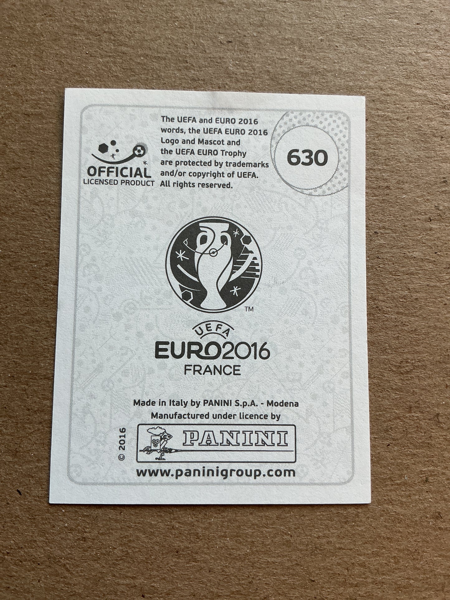 Ramazan Özcan, Austria 🇦🇹 UEFA Euro 2016 Panini hand signed