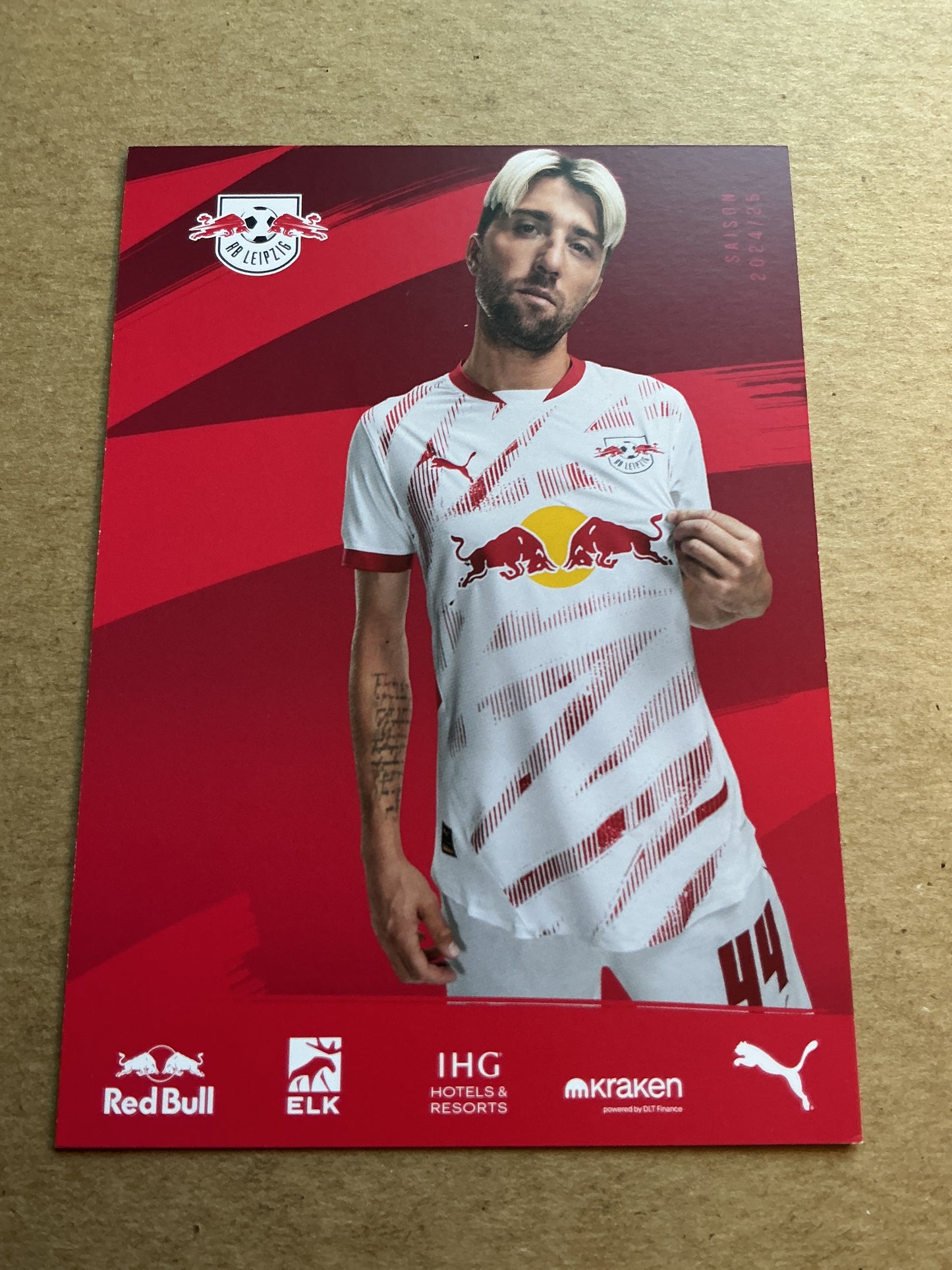 Kevin Kampl, Slovenia 🇸🇮 RB Leipzig 2024/25 hand signed