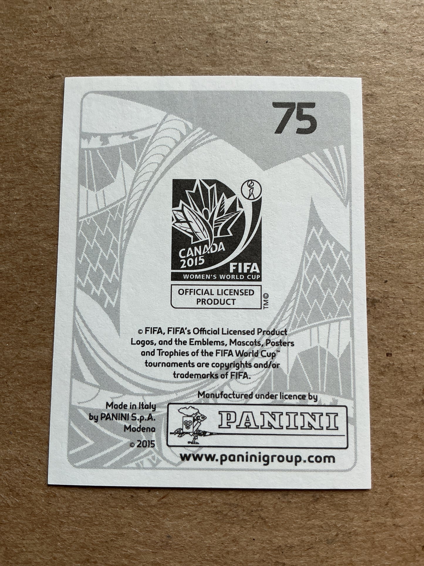 Kirsty Yallop, New Zealand 🇳🇿 FIFA Women’s World Cup 2015 Panini hand signed