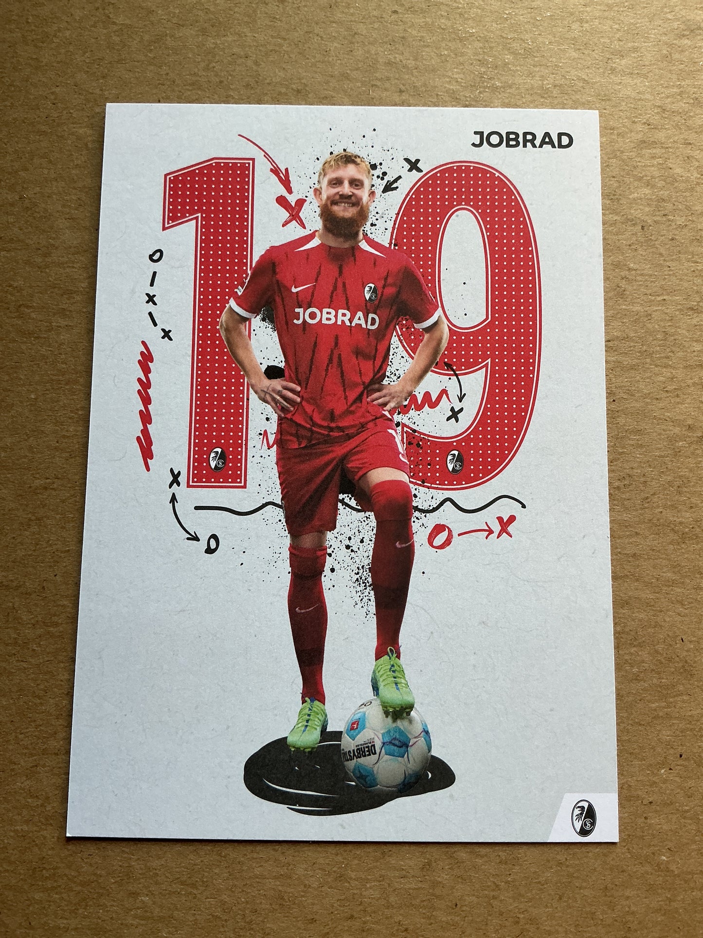 Niklas Beste, Germany 🇩🇪 SC Freiburg 2024/25 hand signed