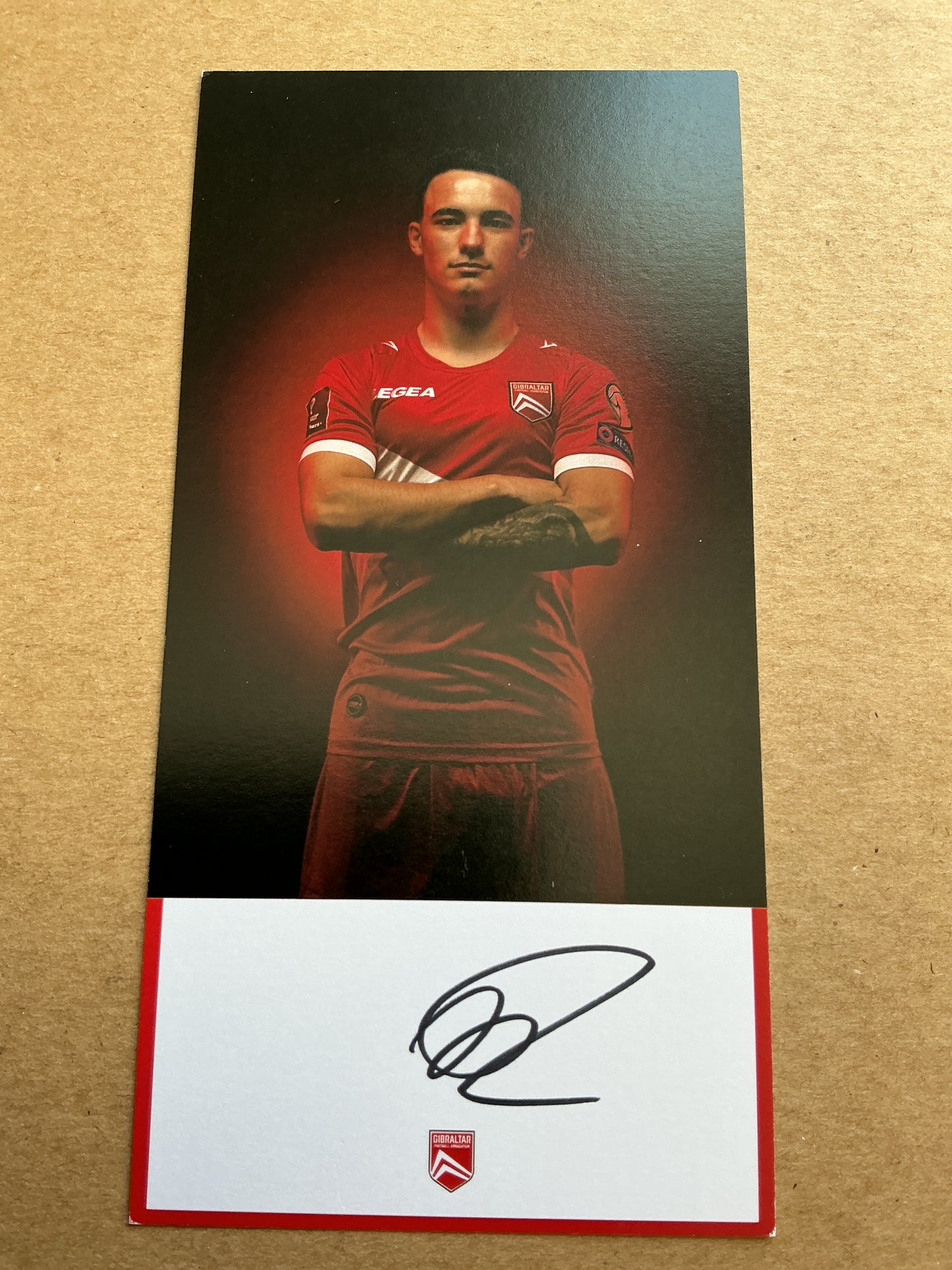 Kian Ronan, Gibraltar 🇬🇮 2021 hand signed