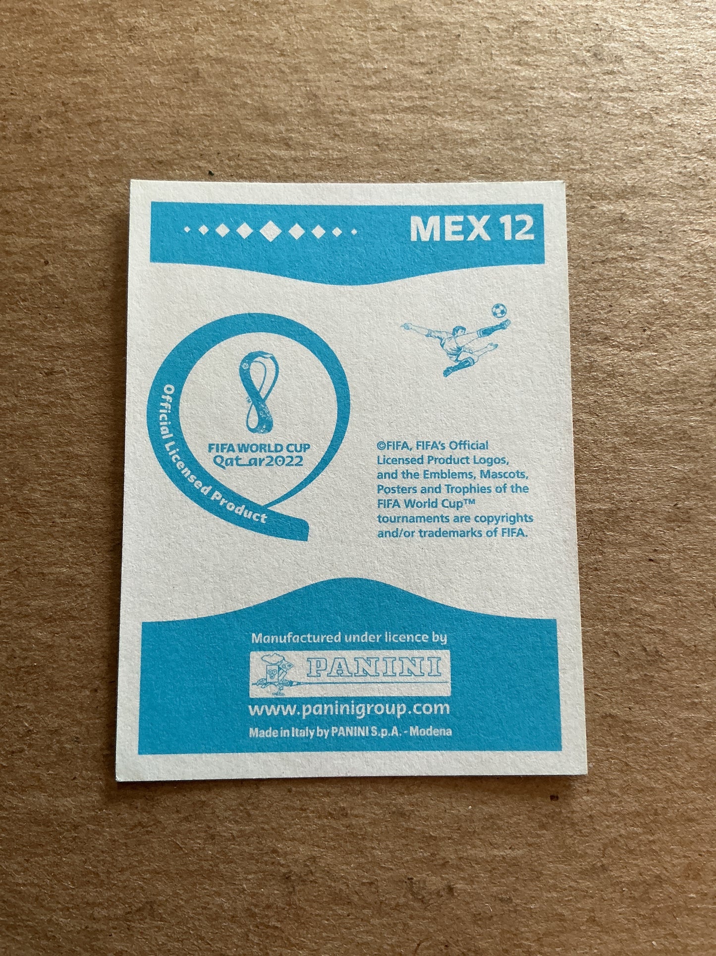 Jesus Manuel Corona, Mexico 🇲🇽 FIFA World Cup 2022 Panini hand signed