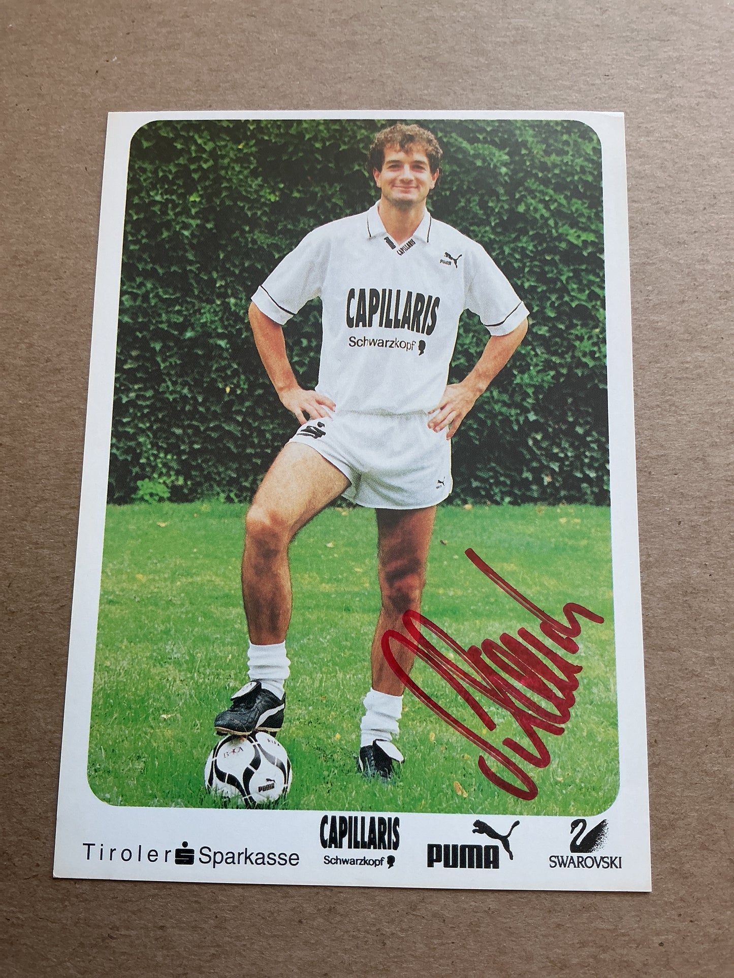 Harald Schneider, Austria 🇦🇹 FC Tirol 1992/93 hand signed