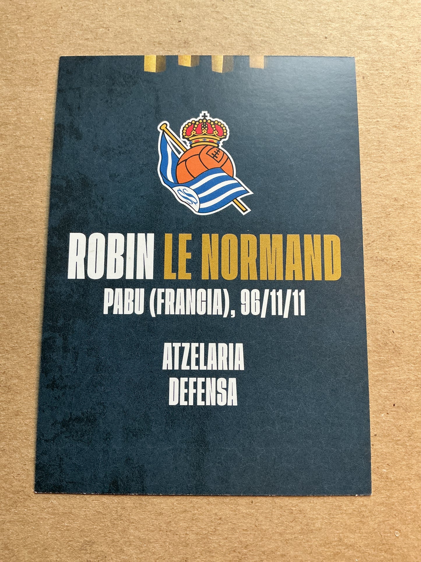 Robin Le Normand, Spain ๐ช๐ธ Real Sociedad 2023/24 hand signed
