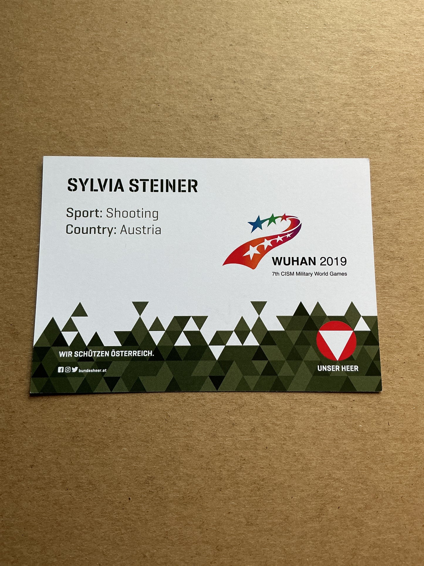 Sylvia Steiner, Austria 🇦🇹 Shooting Summer Olympics 2024 hand signed