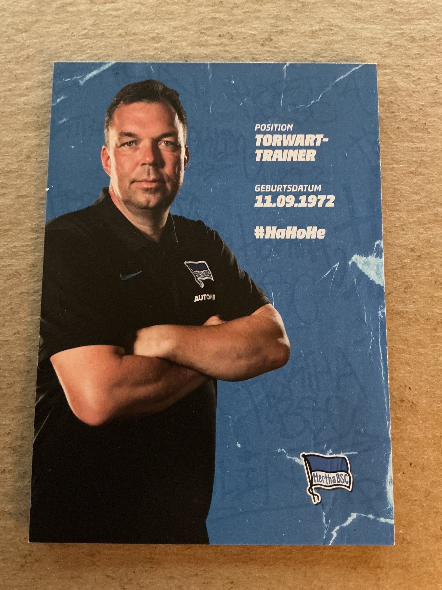 Andreas Menger, Germany π©πͺ Hertha BSC Berlin 2021/22 hand signed