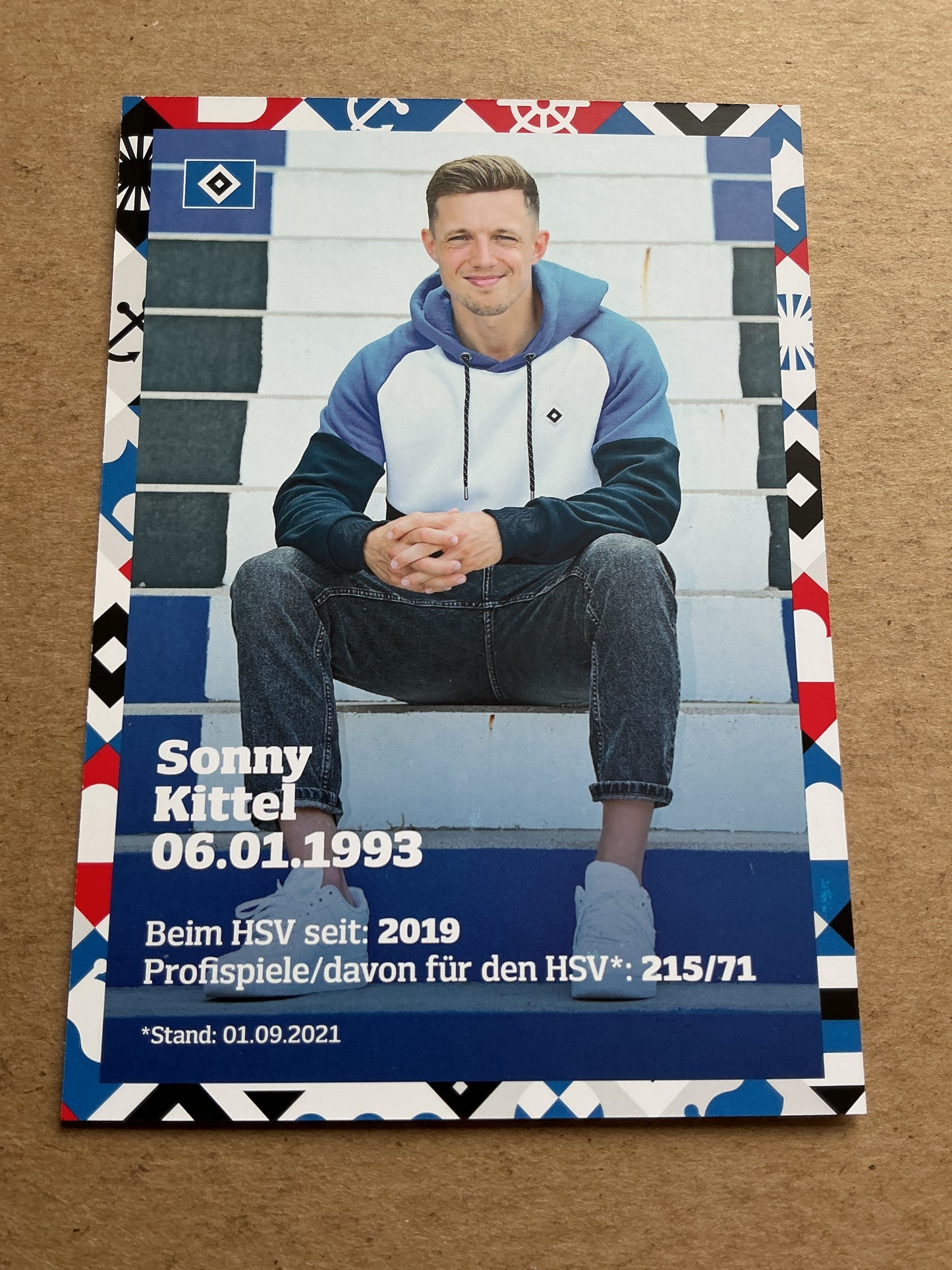 Sonny Kittel, Germany π©πͺ Hamburger SV 2021/22 hand signed