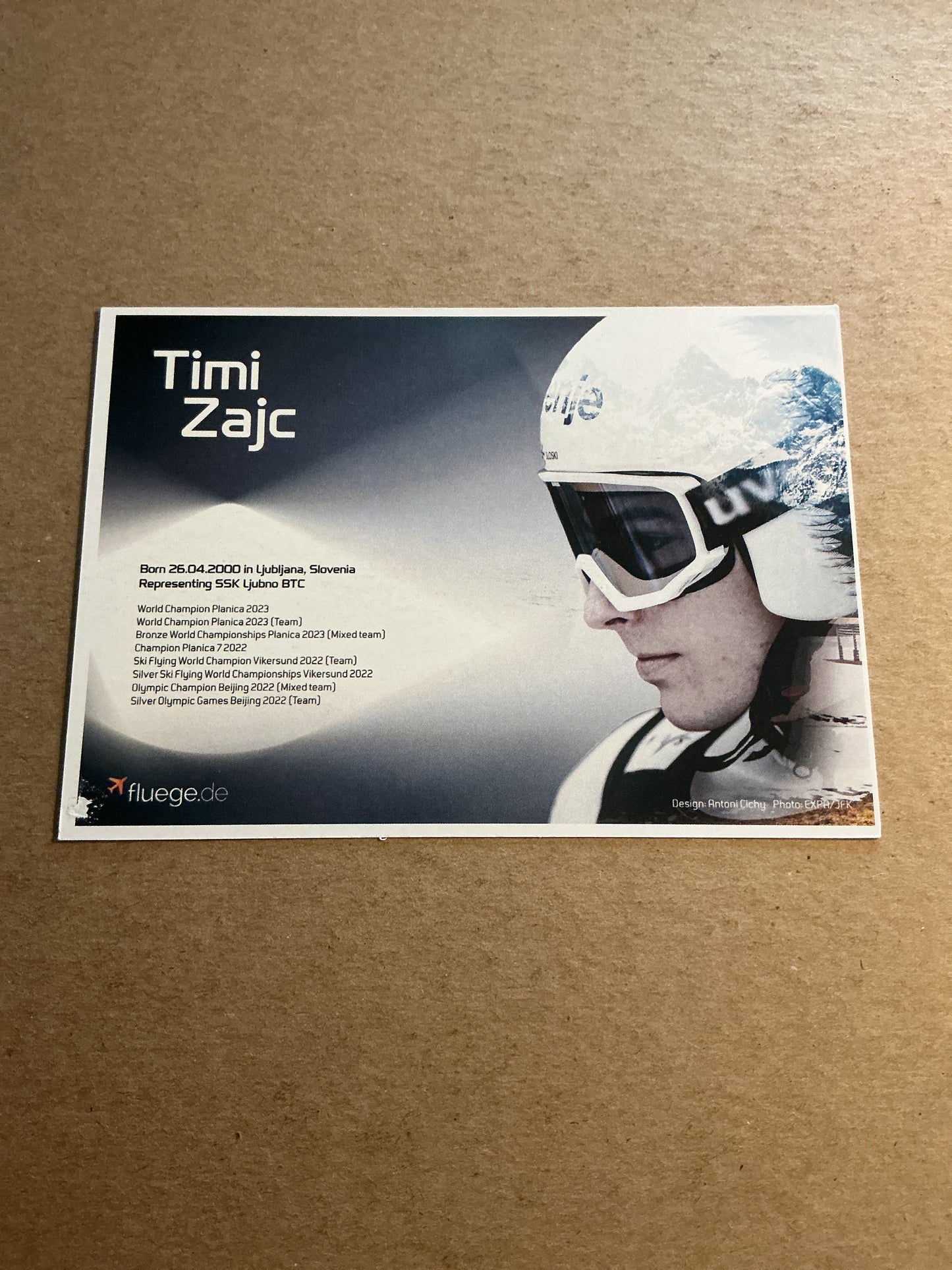 Timi Zajc, Slovenia 🇸🇮 Ski Jumping Winter Sports 2024/25 hand signed