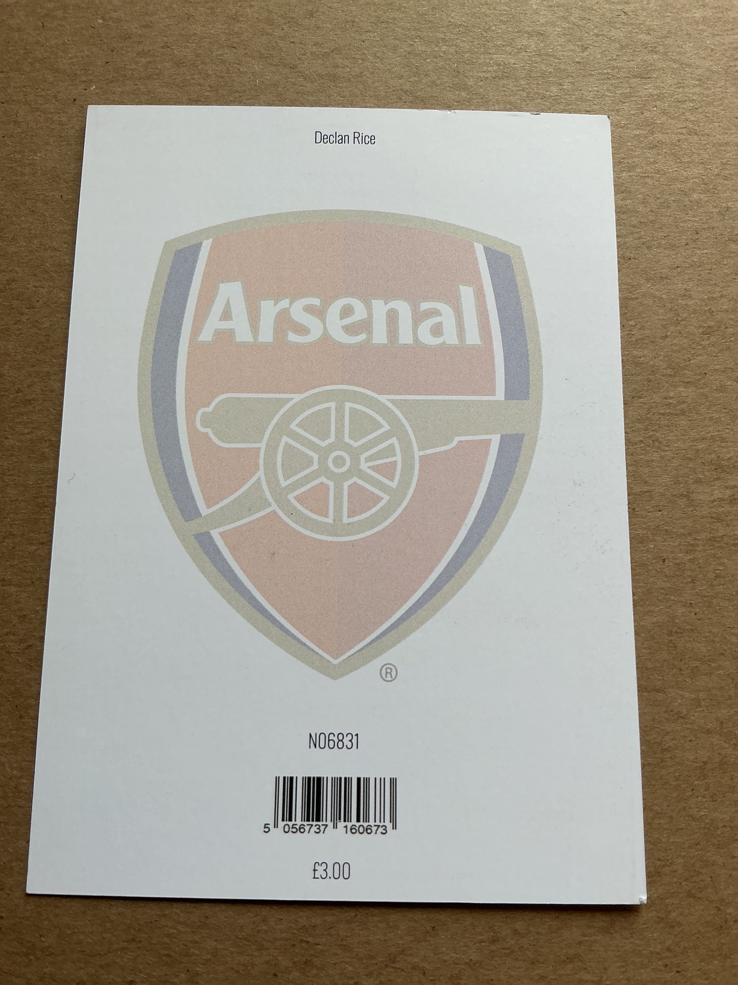 Declan Rice, England 🏴 Arsenal FC 2024/25 hand signed