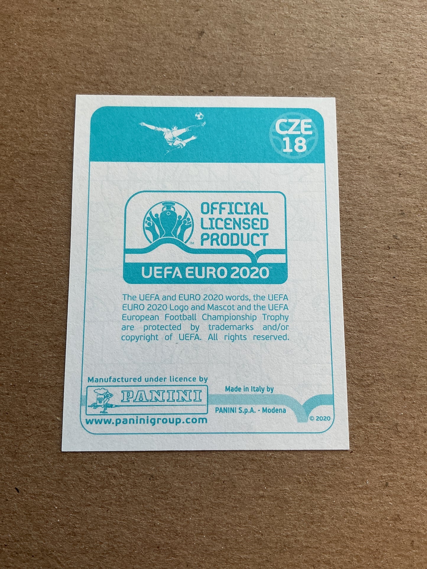 Ladislav Krejči, Czech Republic 🇨🇿 UEFA Euro 2020 Panini hand signed