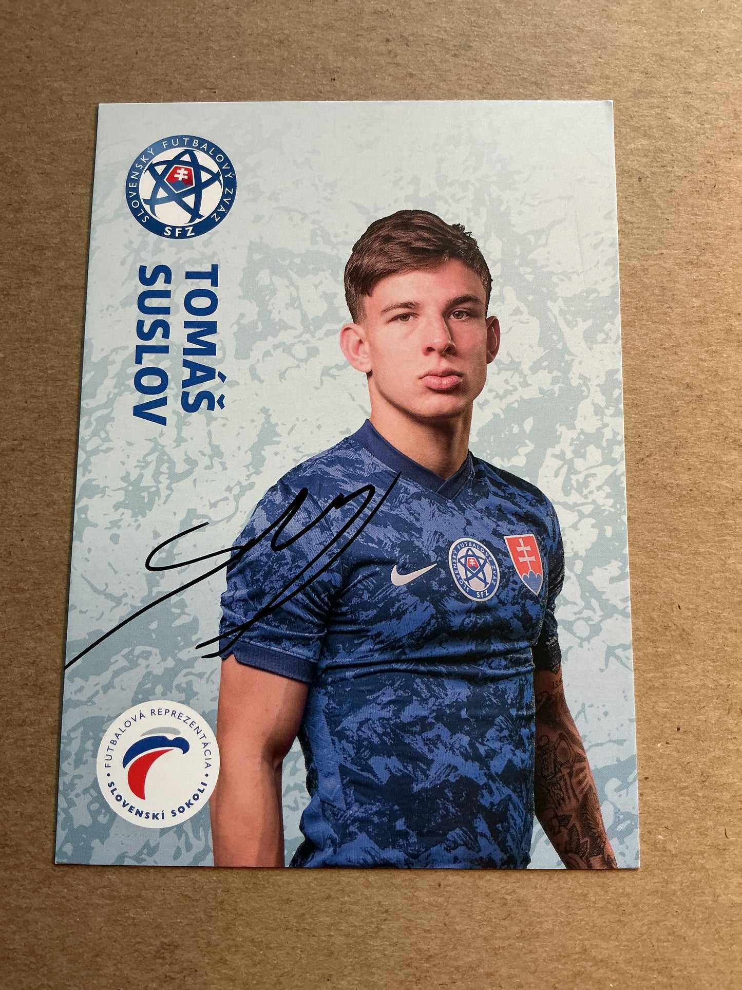 Tomas Suslov, Slovakia 🇸🇰 UEFA Euro Cup 2020 hand signed