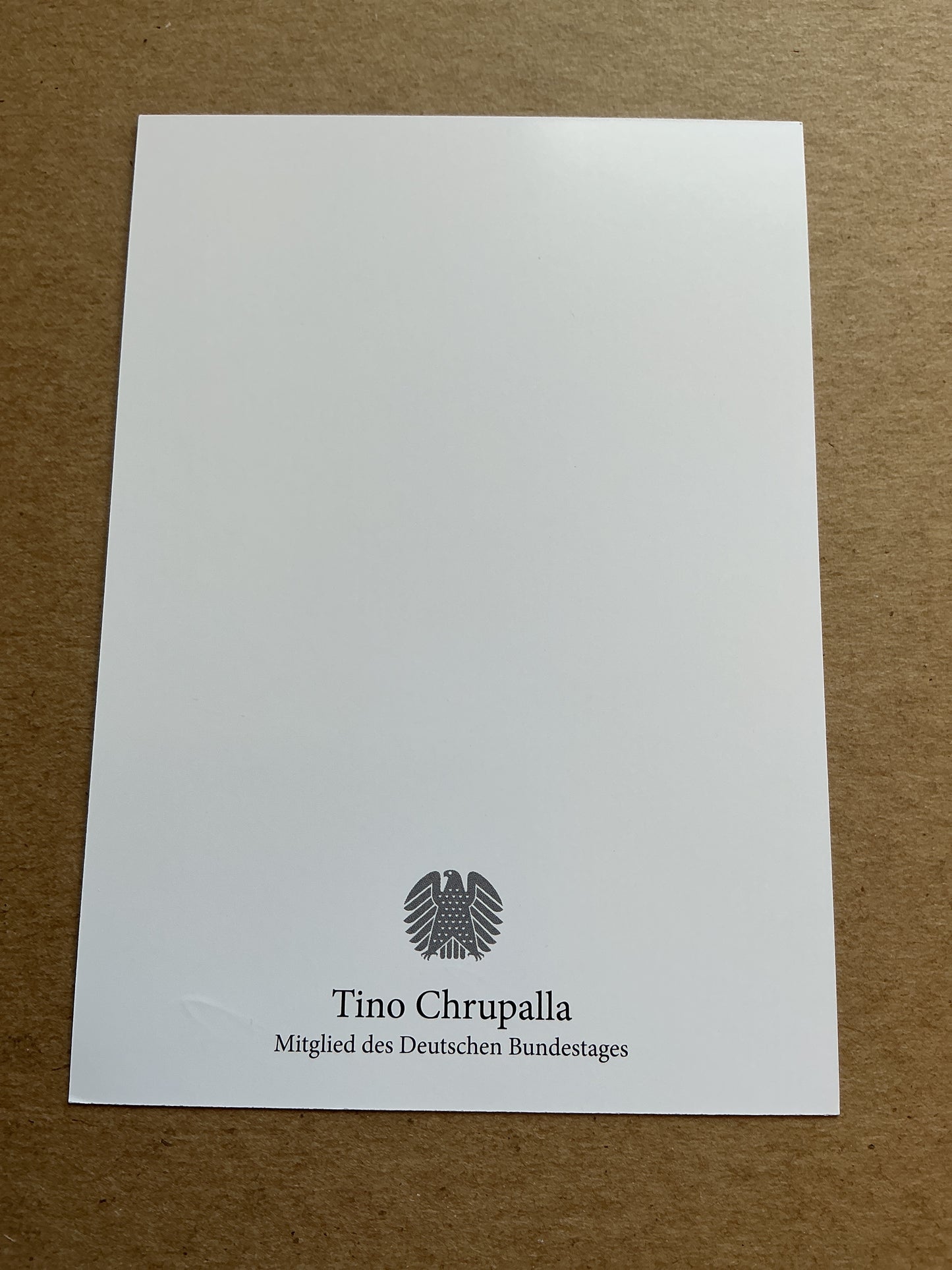 Tino Chrupalla, Germany 🇩🇪 Member of Parlament Politics 2025 hand signed