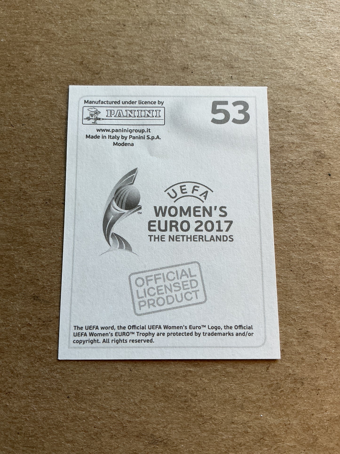 Ada Hegerberg, Norway 🇳🇴 FIFA Women’s Euro Cup 2017 Panini hand signed