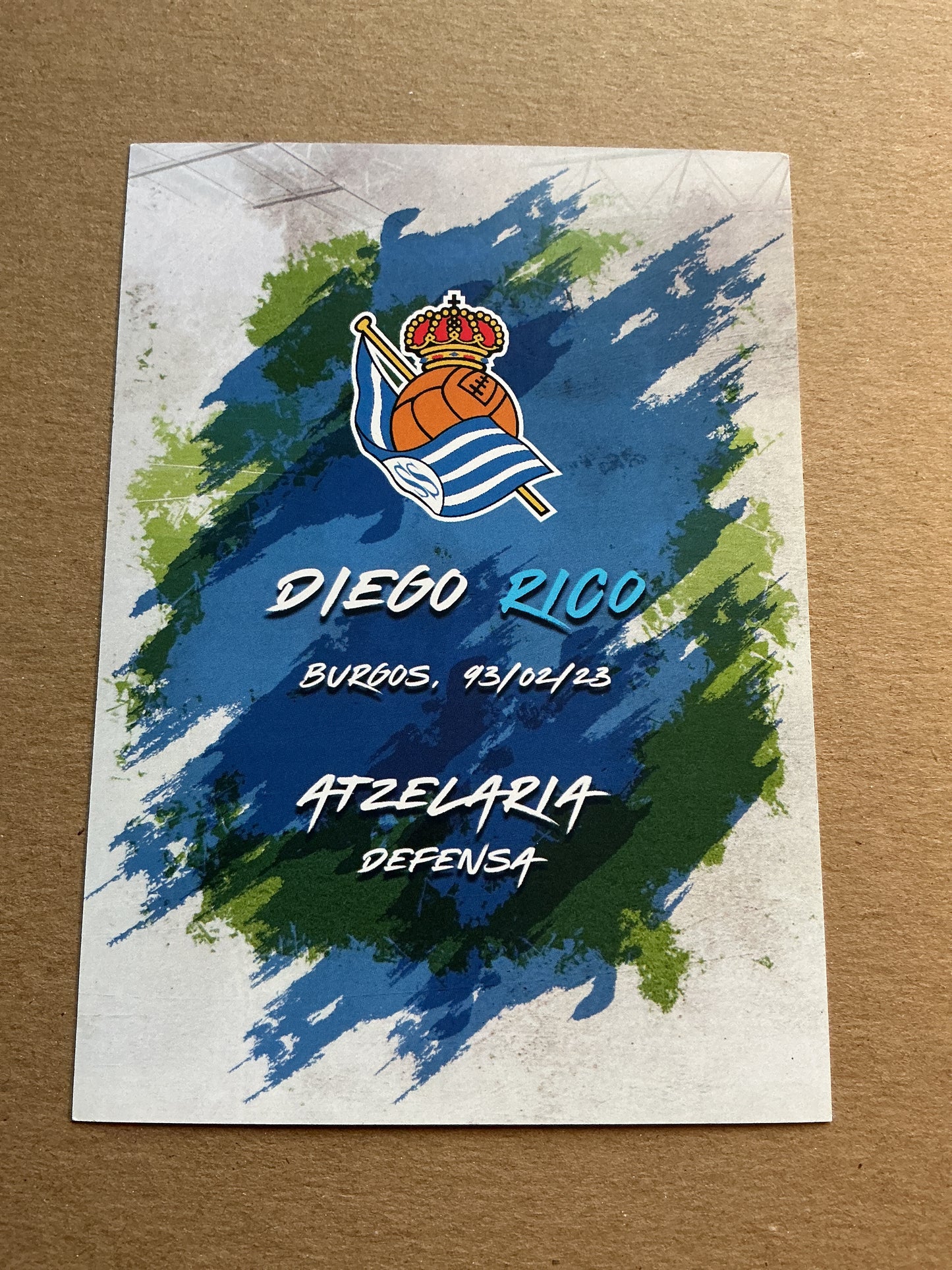 Diego Rico, Spain 🇪🇸 Real Sociedad 2022/23 hand signed
